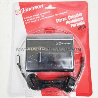 Stereo Cassette Tape Player CS15CS; Emerson Radio & (ID = 2980845) R-Player