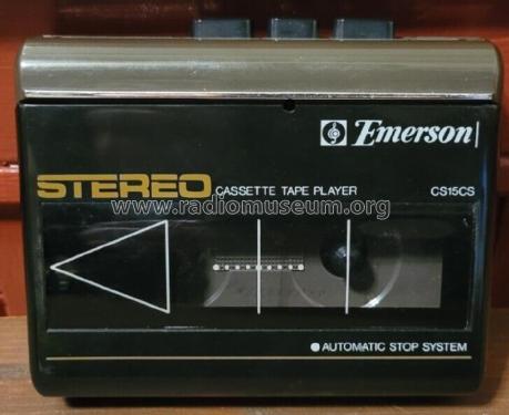 Stereo Cassette Tape Player CS15CS; Emerson Radio & (ID = 2980861) R-Player