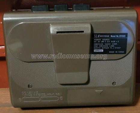 Stereo Cassette Tape Player CS15CS; Emerson Radio & (ID = 2980862) R-Player