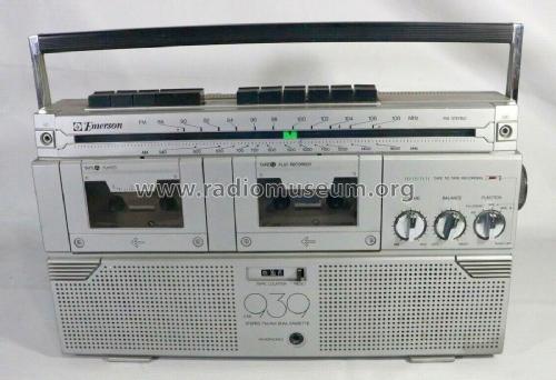 Stereo FM/AM Dual Cassette CTR939; Emerson Radio & (ID = 2828110) Radio