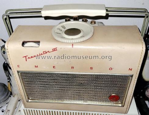 Transistor III 843 ; Emerson Radio & (ID = 2828707) Radio