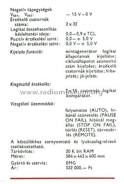 Auto Logic Analysator 19640; EMG, Orion-EMG, (ID = 2709022) Equipment