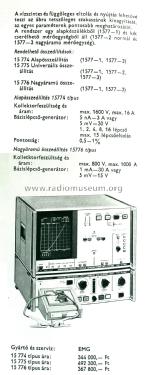 Karakterisztika-ábrázoló és Analizáló Rendszer - Analysing Digital Storage Characteriscope System 1577 / TR-4807; EMG, Orion-EMG, (ID = 2709019) Equipment