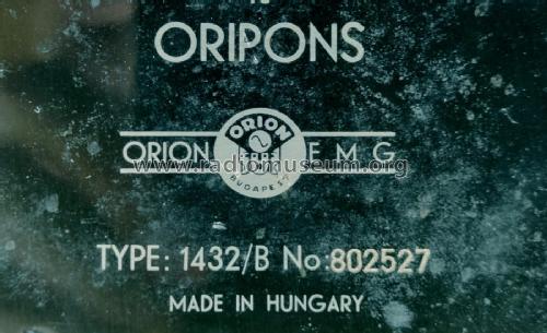 Oripons 1432/B /TR-2101-B; EMG, Orion-EMG, (ID = 2644289) Ausrüstung