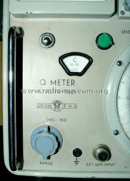 Q Meter 1821/ TR-9601; EMG, Orion-EMG, (ID = 2647064) Equipment