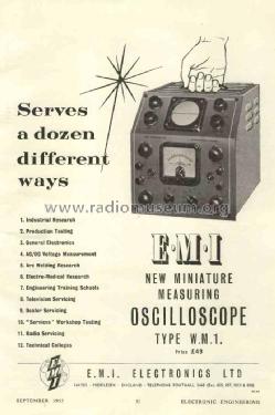 Miniature Measuring Oscilloscope W.M.1.; EMI; Hayes, (ID = 3015838) Ausrüstung