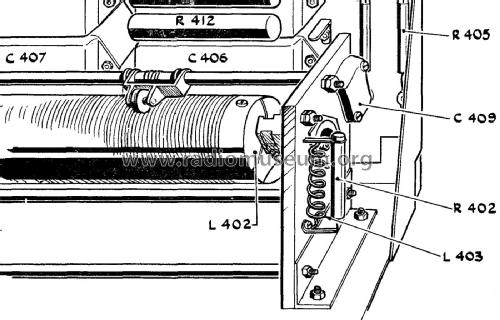 Variable Inductor Part of T.1509 Transmitter; EMI; Hayes, (ID = 3081402) Radio part