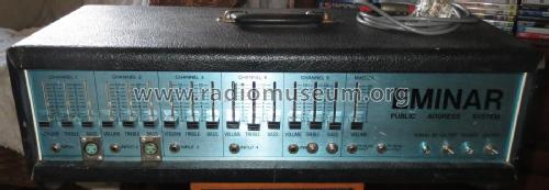 Public Address System, Slide Controls 150 Watt; Eminar Amplifiers (ID = 2407605) Ampl/Mixer