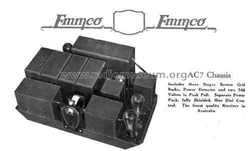 Troubadour 7 A.C.7; Emmco Sydney (ID = 2633298) Radio