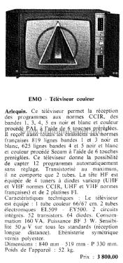 Arlequin ; EMO France, (ID = 1916119) Television