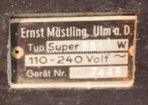 661W; Emud, Ernst Mästling (ID = 2579546) Radio