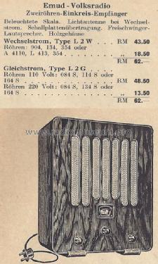 L2G; Emud, Ernst Mästling (ID = 1402798) Radio