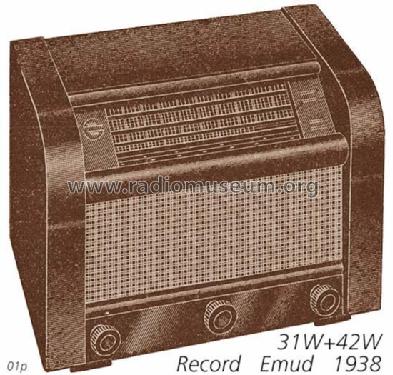 Record 42-W; Emud, Ernst Mästling (ID = 707800) Radio