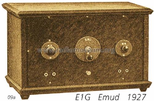 Standard E1G; Emud, Ernst Mästling (ID = 204) Radio