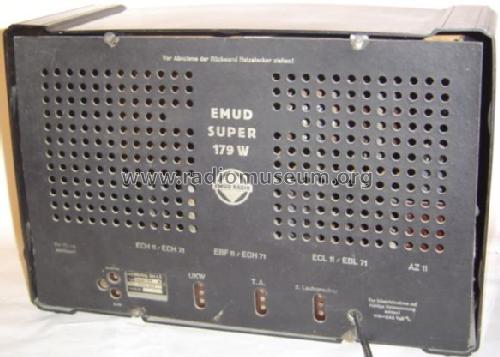Super 179W; Emud, Ernst Mästling (ID = 385599) Radio