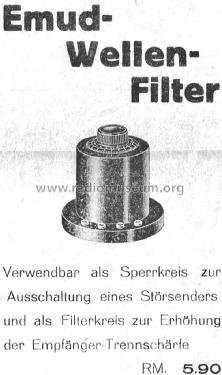 Wellen-Filter ; Emud, Ernst Mästling (ID = 1541080) Misc