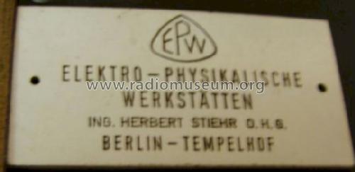 Röhrenprüfgerät Rö.- Prüf. 3 - Rö.-Prf. 3; EPW, Elektro- (ID = 1320059) Equipment