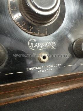 Claratone 124 ; Equitable Radio Corp (ID = 1963269) Radio