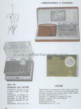 Lilium ; ERA E.R.A. Officine (ID = 2751564) Radio