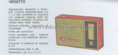 Vedette ; ERA E.R.A. Officine (ID = 2751535) Radio