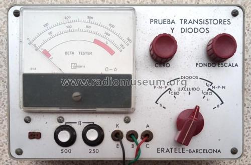 Probador Transistores - Beta Tester ; Eratele Escuela (ID = 3071889) Equipment