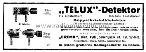 Telux Detektor Reparatur ; Erema, Elektroges. (ID = 1764459) Radio part