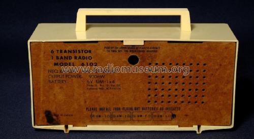 6-Transistor 1-Band Radio 6102; Erres, Van der Heem (ID = 2342523) Radio