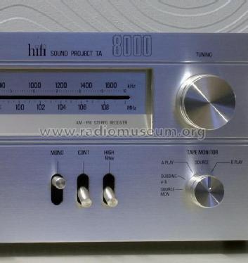 Hifi Sound Project TA8000 SX6774 /14; Erres, Van der Heem (ID = 3111196) Radio