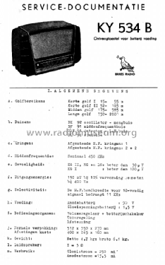 KY534B; Erres, Van der Heem (ID = 2396269) Radio