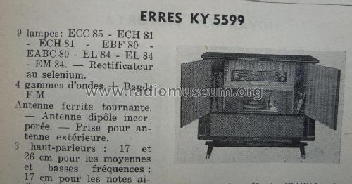 KY 5599; Erres, Van der Heem (ID = 1450374) Radio