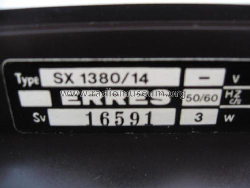 SX1380 /14; Erres, Van der Heem (ID = 841865) Radio