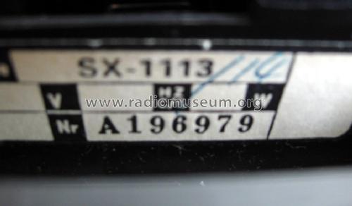 SX-1113 /14; Erres, Van der Heem (ID = 1319138) Radio