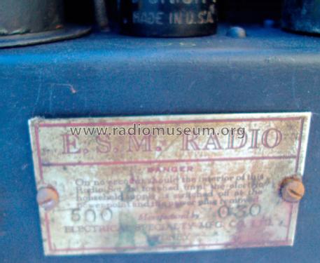 Aristocrat 500; Electrical Specialty (ID = 1278109) Radio