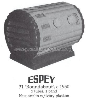 31 Roundabout ; Espey Mfg. Co., Inc. (ID = 1412686) Radio