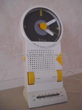 Poppy Tower - AM/FM Quartz Clock Radio ; ETG Euras Technische (ID = 1695576) Radio