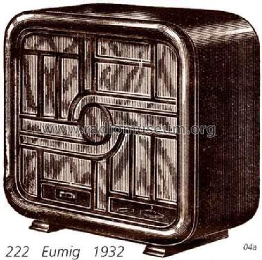 222; Eumig, Elektrizitäts (ID = 1575) Radio