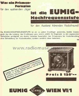 Hartley 4175; Eumig, Elektrizitäts (ID = 1004417) Radio
