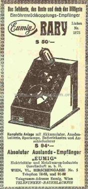 Baby 2175; Eumig, Elektrizitäts (ID = 1090365) Radio