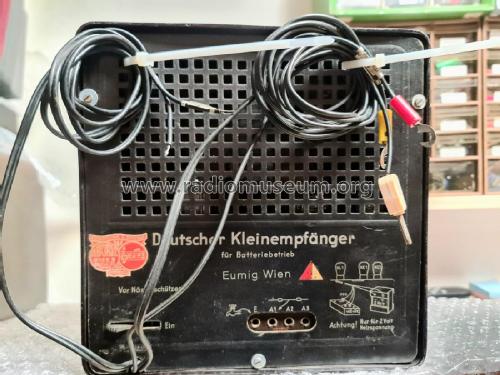 Deutscher Kleinempfänger Batt. DKE-38B DKE-1938B; Eumig, Elektrizitäts (ID = 3095197) Radio