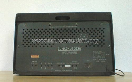 Eumagnus 383W; Eumig, Elektrizitäts (ID = 57219) Radio