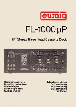 FL-1000µP; Eumig, Elektrizitäts (ID = 580064) Sonido-V