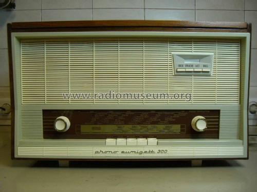 Phono-Eumigett 300 388W ; Eumig, Elektrizitäts (ID = 951285) Radio