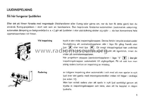 Super 8 and Single 8 Sound Film Projector MARK S 706; Eumig, Elektrizitäts (ID = 2700220) R-Player