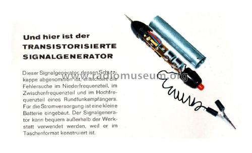 Transistorisierter Signalgenerator ; Euratele, Radio- (ID = 2950288) teaching