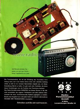 Transistorradio ; Euratele, Radio- (ID = 2950280) teaching