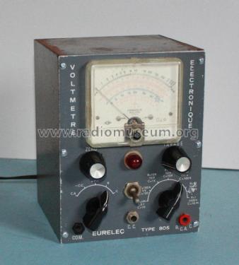 Voltmetre Electronique 805; Eurelec - Institut (ID = 2634041) Equipment