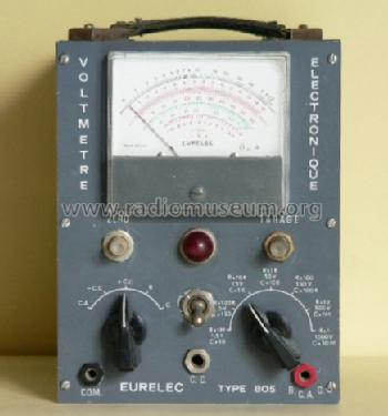 Voltmetre Electronique 805; Eurelec - Institut (ID = 452541) Equipment