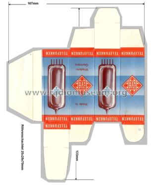 Röhrenschachteln tube box Misc Common type Europe tube/semicond ...