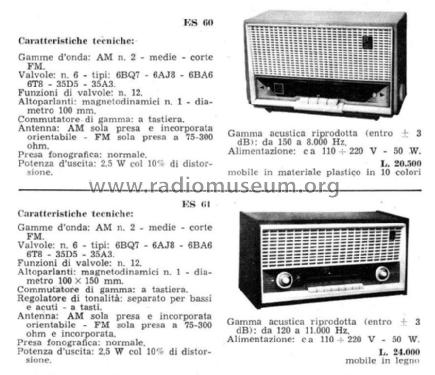 ES60; Europhon; Milano (ID = 2879857) Radio