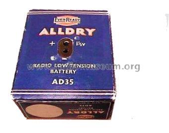 Alldry Battery AD35; Ever Ready Co. GB (ID = 614612) Power-S